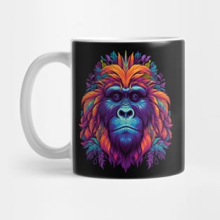 Funky Hippie Gorilla Mug